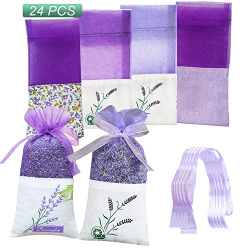 GLOBALDREAM 24 Stück Lavendelbeutel Beutel Leere Beutel Lila Kordelzug Gaze Baumwolle für Lavendel, Gewürze und Kräuter GLOBALDREAM 24 Stück Lavendelbeutel Beutel Leere Beutel Lila Kordelzug Gaze Baumwolle für Lavendel, Gewürze und Kräuter von GLOBALDREAM