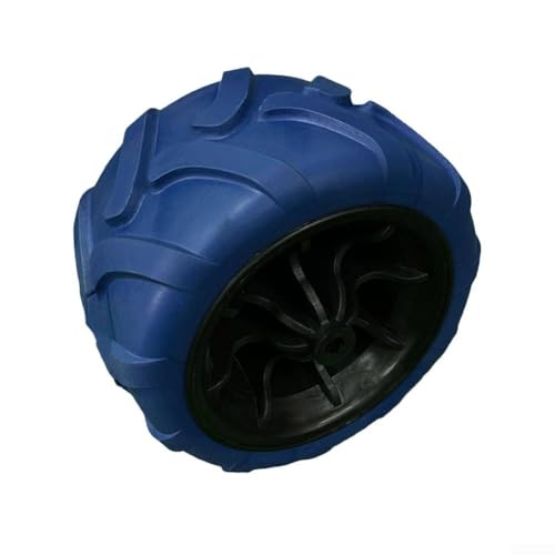 17,8 x 10,2 cm Wagon Ersatzrad, FCamping Wagen Rad geeignet Ersatz für Strandauto und Gartenwagen und elastischer Speicher (schwarz blau) von GLOBALHUT