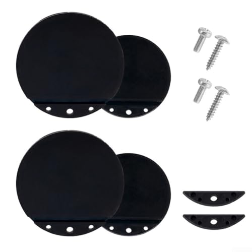 4 Stück Boot Scupper Flapper Ablassventilabdeckungs-Set, Marine Thermoplastisches Elastomer Ersatz für FSRK-3-DP Modelle, passend für 38–41 mm Anschlüsse für effiziente Entwässerung von GLOBALHUT