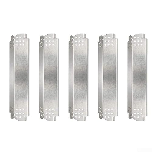 5 Stück Edelstahl Hitzeschild für 97461, BBQ Hitzeschild Platten Flame Tamer Ersatzteile für 720-0888, für 720-0888N, für 720-0882A, für 720-0882S von GLOBALHUT