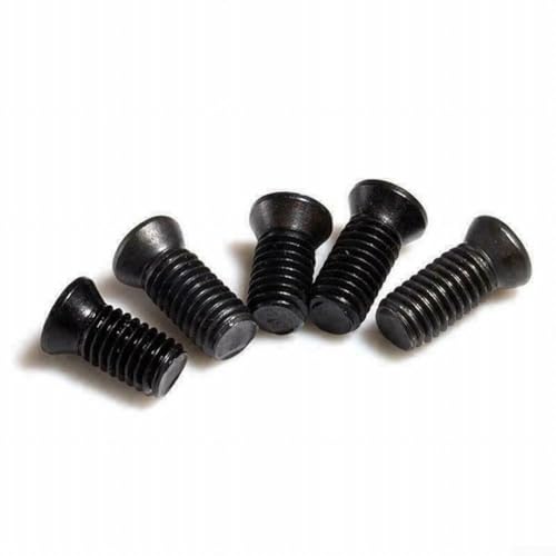 50 Stück Schrauben Torx M2 M2 5 für 5 M5 für CNC-Drehmaschine Hartmetall-Einsatz für Ersatz mit Schraubenschlüssel für Werkzeugbefestigung und Reparatur (M4x10) von GLOBALHUT