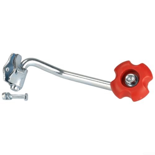 Anhängerwagenheber-Ersatzgriff, manueller Wagenhebergriff, robuster Karbonstahl für Anhängerwagenheber-Reparatur für Anhängerwagenheber-Systeme (rot) von GLOBALHUT