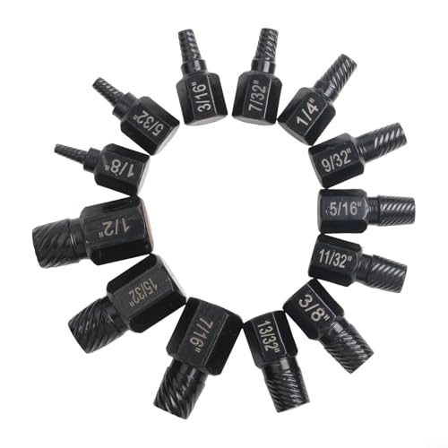 Benutzerfreundliches 13-teiliges Mutternentferner-Werkzeug-Set, kompatibel mit mehreren Größen Benutzerfreundliches 13-teiliges Mutternentferner-Werkzeug-Set, kompatibel mit mehreren Größen von GLOBALHUT