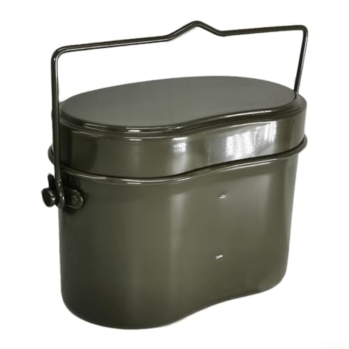 Camping-Kochgeschirr-Set, Lunchbox mit mehreren Fächern und verstärktem Doppelnietengriff zum Kochen und Wandern im Freien von GLOBALHUT