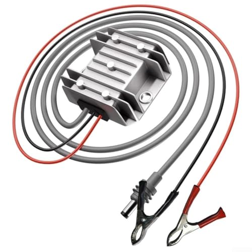 DC-Spannungswandler, 10–30 V Eingang auf 48 V 1,5 A Ausgang, Netzteiladapter, Aluminiumgehäuse, wasserdichtes Boost-Modul mit Clips DC-Spannungswandler, 10–30 V Eingang auf 48 V 1,5 A Ausgang, Netzteiladapter, Aluminiumgehäuse, wasserdichtes Boost-Modul mit Clips von GLOBALHUT