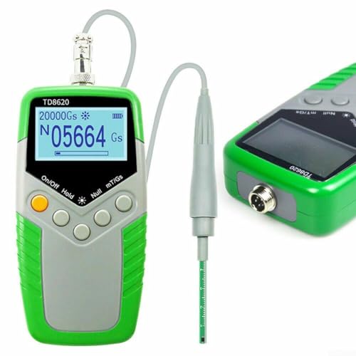 GLOBALHUT Digitales Gauß-Messgerät, digitales Gauß-Instrumenten-Set, TD8620 Gaussmeter-Tester mit Sonde, 0–2400 m, vielseitige Messeinheiten, 8UGCW4R5EA923ONVHOGM7TL3 von GLOBALHUT