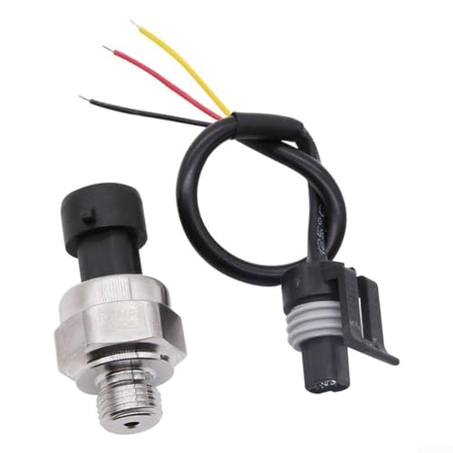 Edelstahl 5V Spannungsart Druckmessumformer, IP65 Wasserdrucksensor 100-30000kPa Bereich mit G1/4 Gewinde (A) von GLOBALHUT