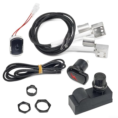 Ersatz G511-0055-W1 Elektronik für Zündmodul-Set, für Charbroil Gasgrill mit 2 Ausgängen AAA Zünder und Knopfschalter von GLOBALHUT