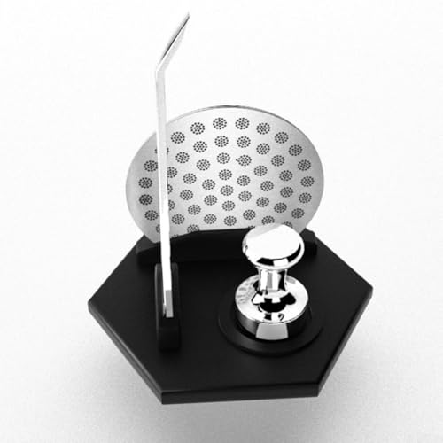 Espresso-Filterkorb-Set mit Puck-Sieb-Aufbewahrung, Organizer, wiederverwendbares Kaffee-Zubehör, Edelstahl-Werkzeug (51 mm) von GLOBALHUT