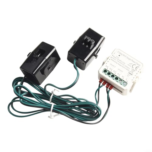 Funk-Energiezähler 80A mit Klemme für CT 0 280A, einfache Installation zur Stromverbrauchsüberwachung (SZ-WIFI- für CT02) von GLOBALHUT