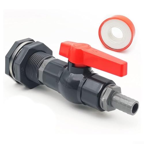 Garten Regentonne Zapfhahn Kit mit Kugelhahn PVC Schottanschluss Wassertank Armatur Schlauch Adapter für Outdoor Bewässerungssystem 3/4 Zoll Garten Regentonne Zapfhahn Kit mit Kugelhahn PVC Schottanschluss Wassertank Armatur Schlauch Adapter für Outdoor Bewässerungssystem 3/4 Zoll von GLOBALHUT