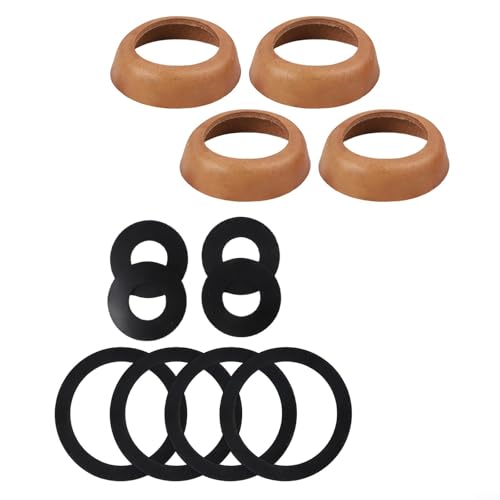 Gartenpumpe Reparaturset Ledermanschetten und Gummidichtungen kompatibel mit Modell 75 von GLOBALHUT