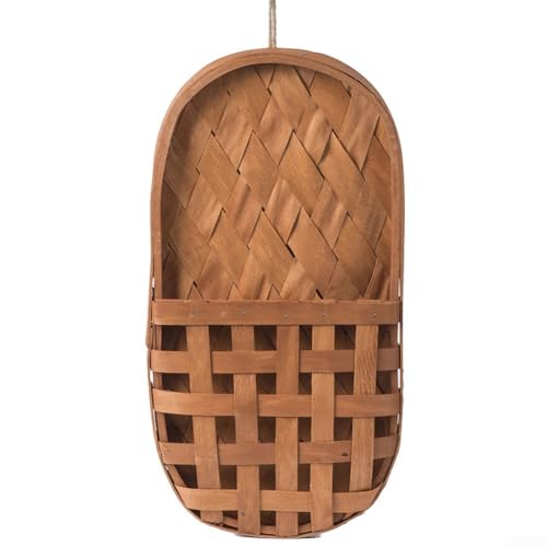 Hängekorb aus Holz, perfekte Wanddekoration für getrocknete Blumen, verschönert jedes Zuhause oder Gästehaus (XH25-017) von GLOBALHUT