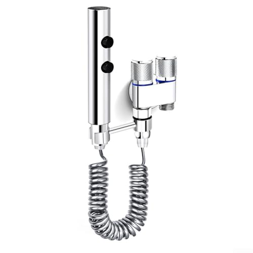 Hand-Bidet-Sprüh-Set für einfache Verwendung in verschiedenen Haushaltsanwendungen (Silber) von GLOBALHUT