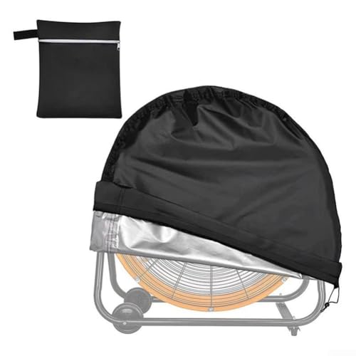 Industrielle Ventilatorabdeckung, Schutzhülle, wasserdichte Staubschutz-Aufbewahrungstasche, für Standventilator, Bodenventilator, Heimbürogebrauch (76 x 22 x 76 cm) von GLOBALHUT