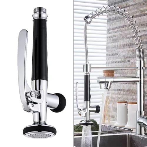 Küchenarmatur im kommerziellen Stil, mit automatischer Abschaltfunktion, Pull-Down-Design, spritzwasserfreier Wasserfluss von GLOBALHUT
