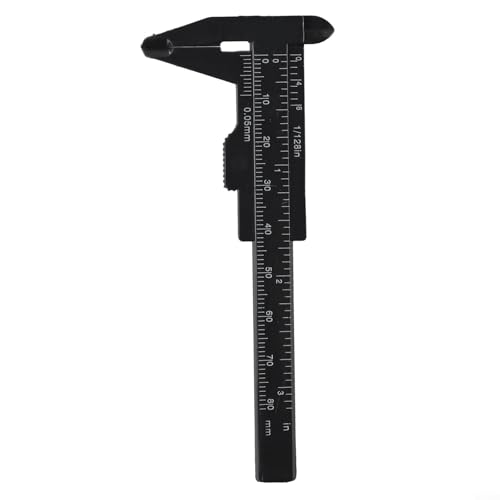 Mini Messschieber für genaue Messung von Tiefe, Höhe und Durchmesser (schwarz) von GLOBALHUT