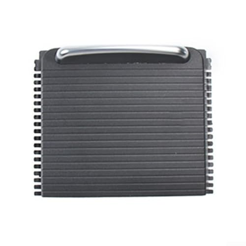 Mittelkonsole Aufrollbarer Getränkehalter Bedienfeld ABS Schwarz Beige für Volvo S80/S80L/XC70/V70 OEM 39861721 39861722 (Schwarz) von GLOBALHUT