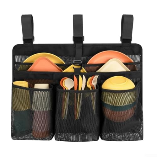 Ollapsible Abtropfgestell aus Netzstoff, für Outdoor-Kochen und Wohnmobil-Küche, für Teller, Tassen, Besteck, passt auf Bäume oder Picknicktische Ollapsible Abtropfgestell aus Netzstoff, für Outdoor-Kochen und Wohnmobil-Küche, für Teller, Tassen, Besteck, passt auf Bäume oder Picknicktische von GLOBALHUT
