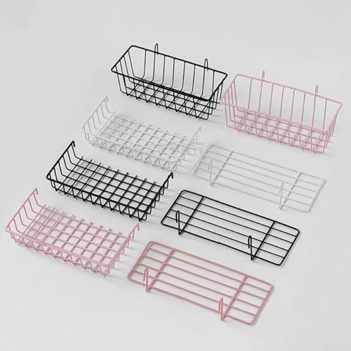Organisieren Sie stilvoll mit dem Iron Art Grid Shelving Tray Hanging Basket Functional Decor (2) von GLOBALHUT