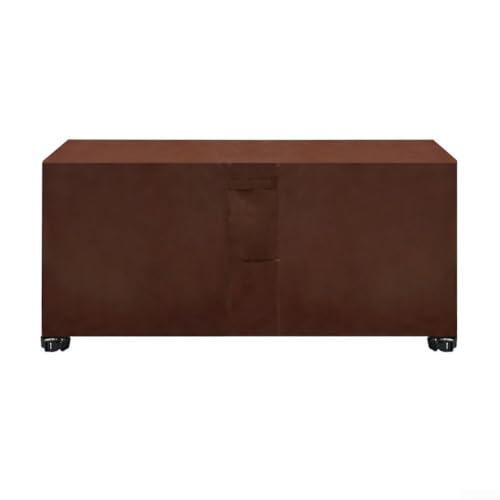 Outdoor-Möbelabdeckung, 178 x 178 x 178 cm, wasserdicht, Oxford-Gewebe, Schutzhülle mit Eckschnallen, für Garten, Terrasse (70 x 70 x 70 cm, Kaffeefarbe) von GLOBALHUT