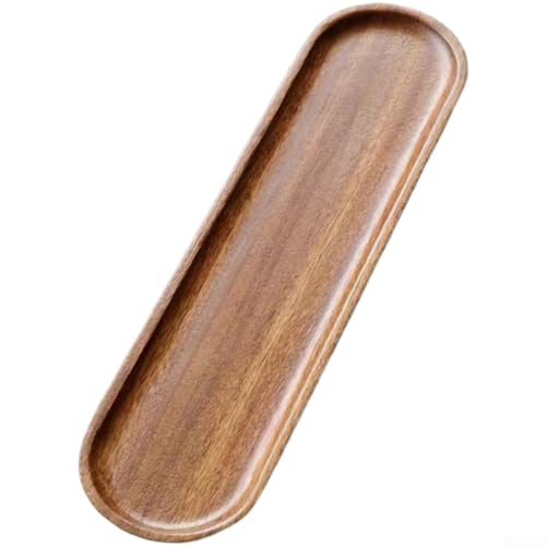 Ovales kleines Holztablett aus Walnussholz, mit kompaktem rechteckigem Design und glatt für Stabilität bei Teezeremonien Ovales kleines Holztablett aus Walnussholz, mit kompaktem rechteckigem Design und glatt für Stabilität bei Teezeremonien von GLOBALHUT