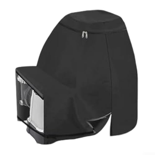 Pool-Sandfilter-Pumpenabdeckung, schützendes Outdoor-wasserdichtes Oxford-Gewebe, UV-beständiges Ausrüstungsschild mit Reißverschluss, 60 x 65 x 55 cm, Schwarz (Schwarz 210D) von GLOBALHUT