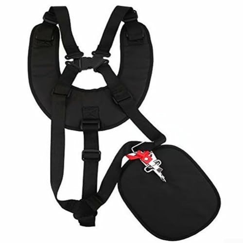 Professioneller Gartentrimmer Schultergurt Doppelschicht Nylon Verstellbarer Gepolsterter Gurt für Freischneider Rasenmäher Schwarz Professioneller Gartentrimmer Schultergurt Doppelschicht Nylon Verstellbarer Gepolsterter Gurt für Freischneider Rasenmäher Schwarz von GLOBALHUT