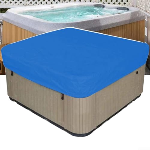 Quadratische Poolabdeckung, wasserdicht, mit Kordelzug, Allwetterschutz für Badewanne, Pool, mehrere Größen (450 x 220 x 20 cm) von GLOBALHUT
