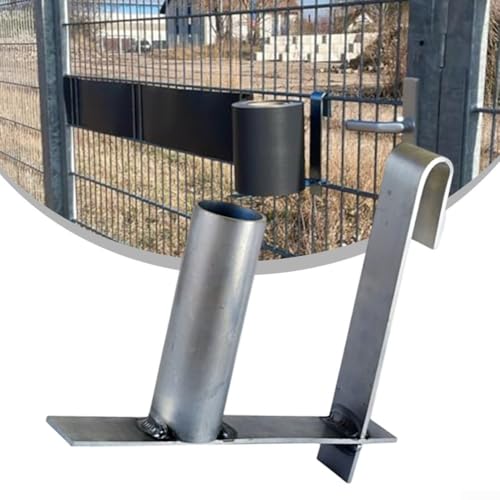 Rollhilfe Haken, Metall PVC Sichtschutz Rollhilfe Haken für Zäune - Schnelle Montage Abrollwerkzeug für Doppelstange Teppich Zaun Materialien von GLOBALHUT