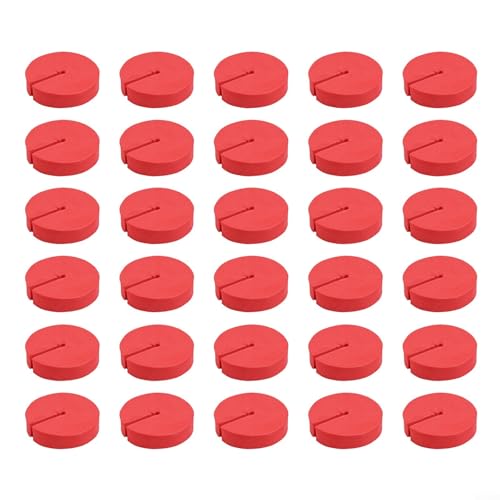 Sicheres Angeln mit 30 Hakenhauben, EVA-Abdeckungen, um Verletzungen während der Organisation Ihrer Ausrüstung zu verhindern (rot) von GLOBALHUT