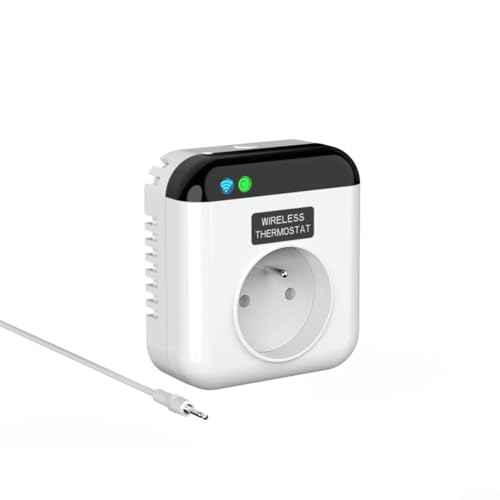 Smart WiFi Thermostat Steckdose für temperaturgesteuerte Geräte mit Für Tuya Voice Control Kompatibilität (FR) von GLOBALHUT