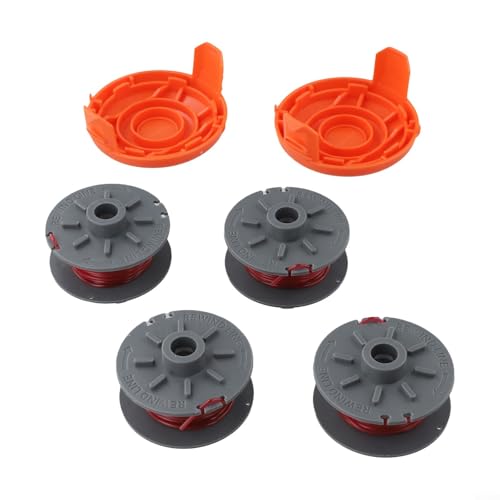 Spule und Abdeckungs-Set für 05364-20 05328-20 Lithium-Rasenmäher, Ersatzteile, Rasentrimmerschnur, Zubehör-Set, verbesserte Langlebigkeit der Ausrüstung (4+2) von GLOBALHUT