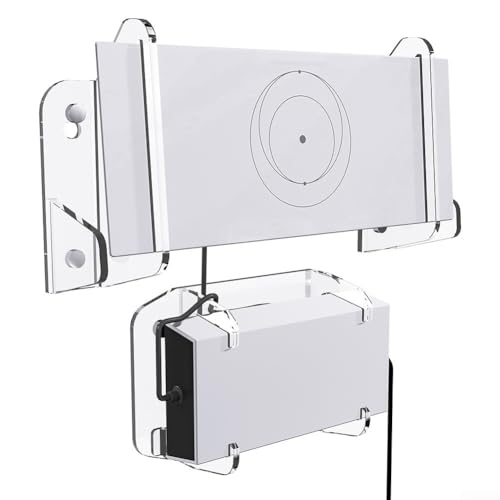 Transparente Acryl-Wandhalterung für Starlink G3 Router mit Kabel, Managementsystem, geteiltes Design, platzsparende Heimnetzwerk-Aufbewahrung Transparente Acryl-Wandhalterung für Starlink G3 Router mit Kabel, Managementsystem, geteiltes Design, platzsparende Heimnetzwerk-Aufbewahrung von GLOBALHUT