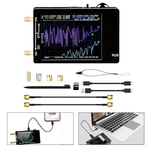 Vector Netzwerkanalysator für Plus-Handheld-Design mit 50 kHz bis 2 7 GHz Frequenzbereich und 80 dB Dynamikbereich (mit 32G-Speicherkarte) von GLOBALHUT