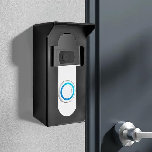 Verstellbare Anti-Diebstahl-Bonding-Halterung für Blink-Türklingel-Kamera, stanzfreie T-förmige Halterung, mit Ladekabel-Zugang, für sichere, wetterfeste Einrichtung von GLOBALHUT