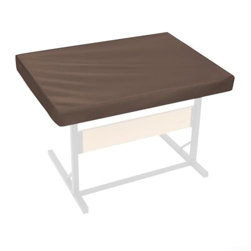 Wasserdichte 210D-Oxford-Tuch-Puzzle-Tafel-Abdeckung, für 1500-teilige Puzzle-Tische mit staubdichtem Schutz und Kordelzug-Verschluss (Kaffeebraun 107 x 76 x 20 cm) von GLOBALHUT