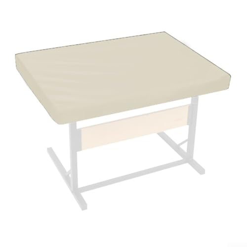 Wasserdichte 210D-Oxford-Tuch-Puzzle-Tafel-Abdeckung, für 1500-teilige Puzzle-Tische mit staubdichtem Schutz und Kordelzug-Verschluss (beige, 107 x 76 x 20 cm) von GLOBALHUT