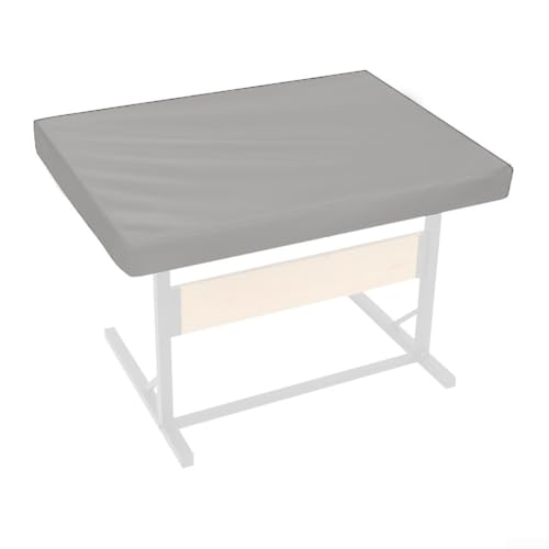 Wasserdichte 210D-Oxford-Tuch-Puzzle-Tafel-Abdeckung, für 1500-teilige Puzzle-Tische mit staubdichtem Schutz und Kordelzug-Verschluss (grau, 92 x 69 x 20 cm) von GLOBALHUT