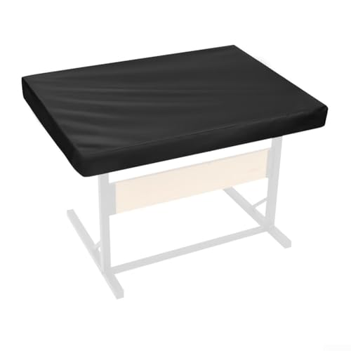 Wasserdichte 210D-Oxford-Tuch-Puzzle-Tafel-Abdeckung, für 1500-teilige Puzzle-Tische mit staubdichtem Schutz und Kordelzug-Verschluss (schwarz, 92 x 69 x 20 cm) von GLOBALHUT