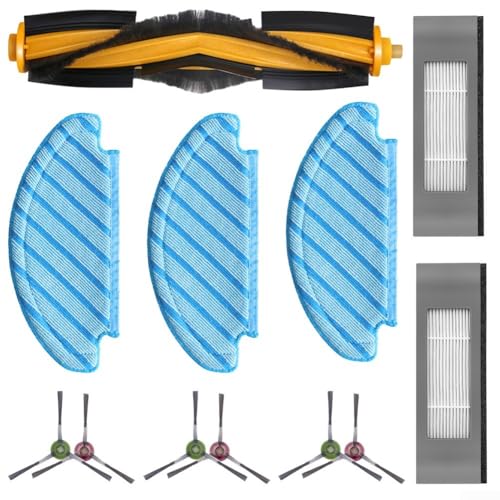 Wischmopp-Pads und Ersatzbürsten, entworfen für Kompatibilität mit N10 und Plus Modellrobotern (A) von GLOBALHUT