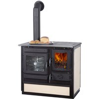 GLOBEFIRE Holzherd »Alhena«, 7 kW, mit Sichtscheibe - beige von GLOBEFIRE