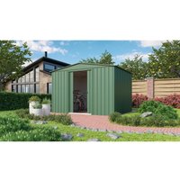 Gerätehaus Gartenmanager Dream 1010 jade 9,52 m² ohne Schleppdach - Globel Industries von GLOBEL INDUSTRIES