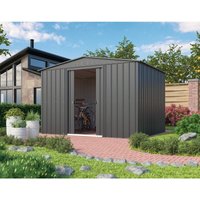 Gerätehaus Gartenmanager Dream 108 anthrazit 7,61 m² ohne Schleppdach - Globel Industries von GLOBEL INDUSTRIES