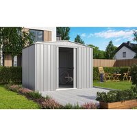 Globel Industries - Gerätehaus 'Tower 108', silber metallic, 6,99 m² Globel Industries - Gerätehaus 'Tower 108', silber metallic, 6,99 m² von GLOBEL INDUSTRIES