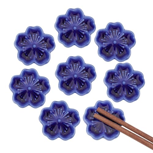 GLOBLELAND 8 Stück Blau Kirschblüten Essstäbchenhalter Keramik Essstäbchenhalter Essstäbchenhalter für Dinner Gabel Löffel Besteck Haus Restaurants Küche Geschenk GLOBLELAND 8 Stück Blau Kirschblüten Essstäbchenhalter Keramik Essstäbchenhalter Essstäbchenhalter für Dinner Gabel Löffel Besteck Haus Restaurants Küche Geschenk von GLOBLELAND