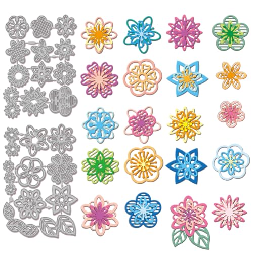 GLOBLELAND Stanzformen Mit Linien Und Blumen Metall Frühlingsblumen Und Blätter Stanzungen Florale Stanz Und Prägevorlagen Für Scrapbooking Basteln Papierkartenherstellung GLOBLELAND Stanzformen Mit Linien Und Blumen Metall Frühlingsblumen Und Blätter Stanzungen Florale Stanz Und Prägevorlagen Für Scrapbooking Basteln Papierkartenherstellung von GLOBLELAND