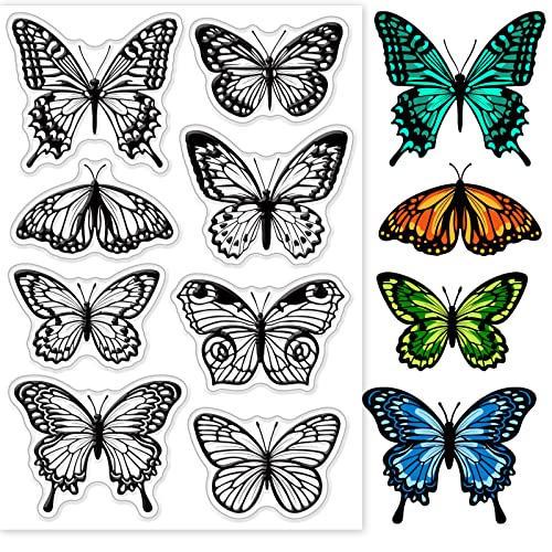 GLOBLELAND Transparente Schmetterlingsstempel Für DIY Scrapbooking Wunderschöne Schmetterlings Silikon Stempelsiegel Für Karten Fotoalbum Tagebuch Heimdekoration GLOBLELAND Transparente Schmetterlingsstempel Für DIY Scrapbooking Wunderschöne Schmetterlings Silikon Stempelsiegel Für Karten Fotoalbum Tagebuch Heimdekoration von GLOBLELAND