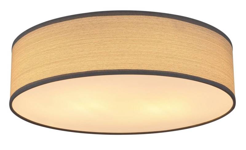 GLOBO LIGHTING Deckenleuchte Deckenleuchte Wohnzimmer Deckenlampe Schlafzimmer Holzoptikschirm von GLOBO LIGHTING