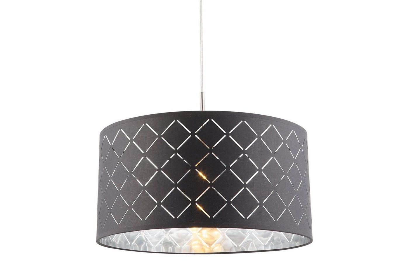 GLOBO LIGHTING Hängeleuchte Hängeleuchte Esszimmer Pendelleuchte Wohnzimmer Hängelampe grau 15228H von GLOBO LIGHTING